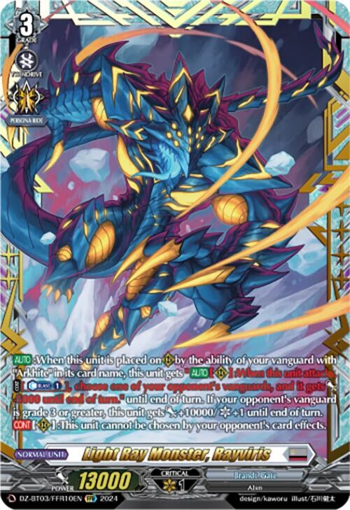 Image for Light Ray Monster, Rayviris (FFR) (DZ-BT03: Dimensional Transcendence) (DZ-BT03/FFR10EN) - Cardfight Vanguard
