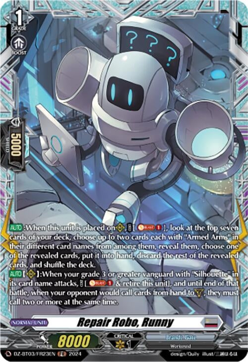 Image for Repair Robo, Runny (FR) (DZ-BT03: Dimensional Transcendence) (DZ-BT03/FR23EN) - Cardfight Vanguard