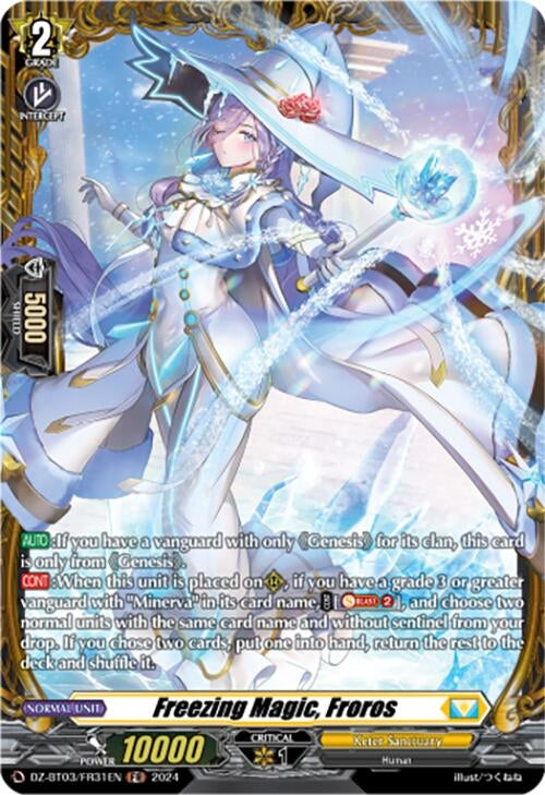 Image for Freezing Magic, Froros (FR) (DZ-BT03: Dimensional Transcendence) (DZ-BT03/FR31EN) - Cardfight Vanguard