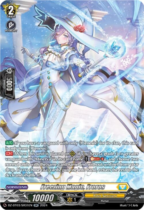 Image for Freezing Magic, Froros (SR) (DZ-BT03: Dimensional Transcendence) (DZ-BT03/SR31EN) - Cardfight Vanguard