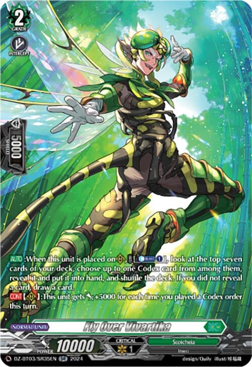 Image for Fly Over Vivartika (SR) (DZ-BT03: Dimensional Transcendence) (DZ-BT03/SR35EN) - Cardfight Vanguard