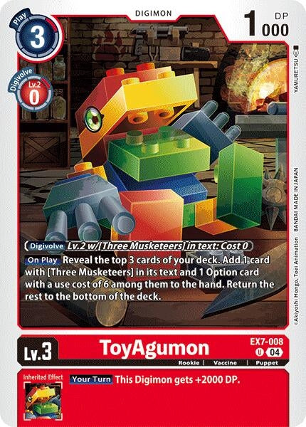 Image for ToyAgumon - EX7-008 (EX07) (7008)