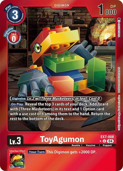 Image for ToyAgumon - EX7-008 (Foil) (EX07) (7008)