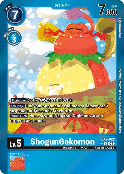 Image for ShogunGekomon (Foil) (EX07) (7022)