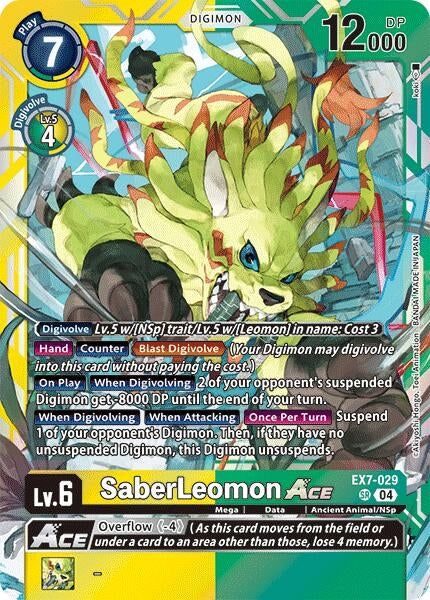 Image for SaberLeomon ACE (EX07) (7029)