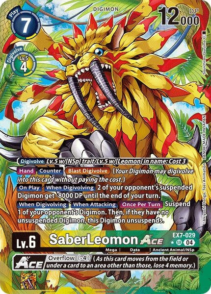 Image for SaberLeomon ACE (Alternate Art) (EX07) (7029)