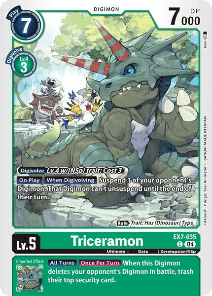 Image for Triceramon (EX07) (7035)