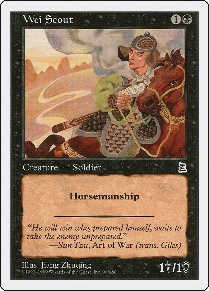 Image for Wei Scout (Portal Three Kingdoms) (90) - Magic: The Gathering