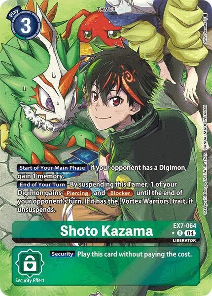 Image for Shoto Kazama (Alternate Art) (EX07) (7064)