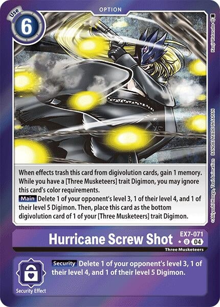 Image for Hurricane Screw Shot (Foil) (EX07) (7071)