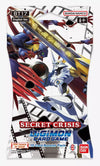 Image for Secret Crisis Sleeved Booster Pack - Digimon Card Game