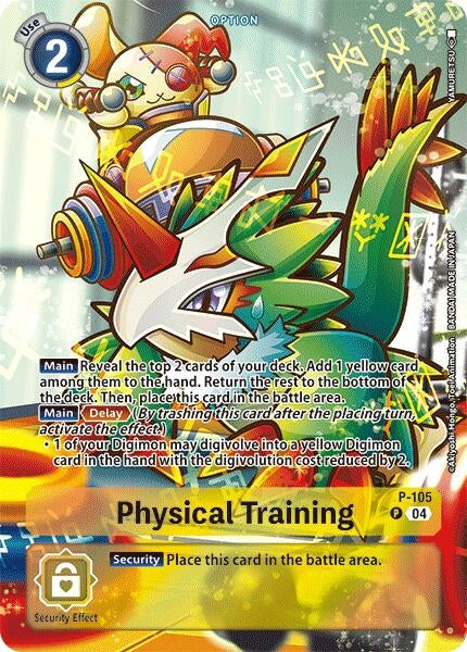 Image for Physical Training (Starter Deck 18 Exclusive) (D-PR) (P-105 P) - Digimon Card Game