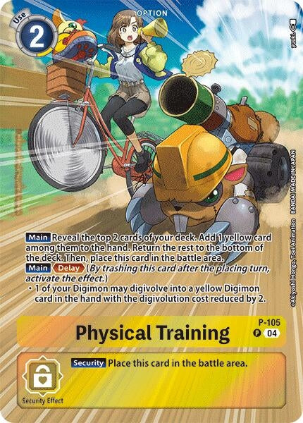 Image for Physical Training (Starter Deck 19 Exclusive) (D-PR) (P-105 P) - Digimon Card Game