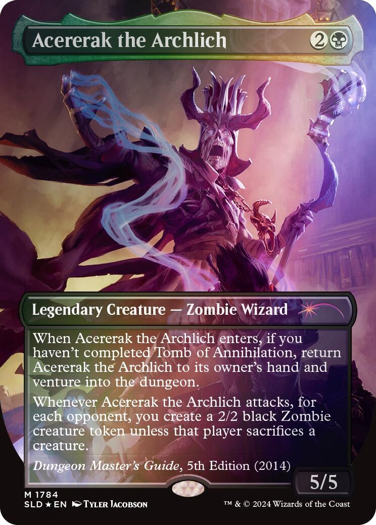 Image for Acererak the Archlich (Rainbow Foil) (Secret Lair Drop Series) (1784) - Magic: The Gathering