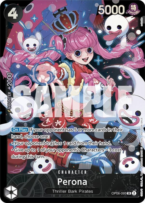 Image for Perona (Store Treasure Cup 2024) (One Piece Promotion Cards) (OP06-093) - One Piece Card Game