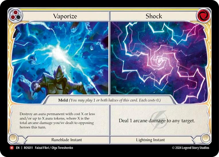 Image for Vaporize // Shock (Rosetta) (ROS011) - Flesh and Blood TCG