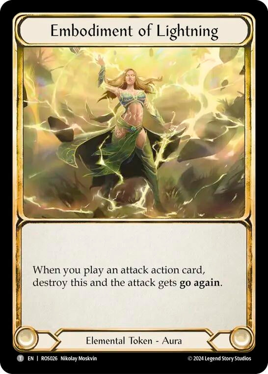 Image for Embodiment of Lightning (Rosetta) (ROS026) - Flesh and Blood TCG