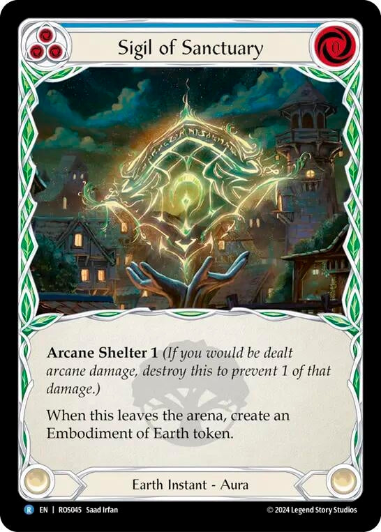 Image for Sigil of Sanctuary (Rosetta) (ROS045) - Flesh and Blood TCG