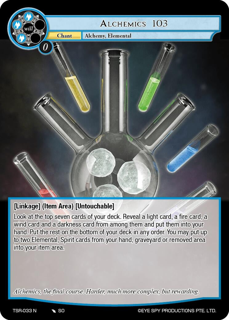 Image for Alchemics 103 (The Battle at the Sacred Ruins) (TSR-033 N) - Force of Will