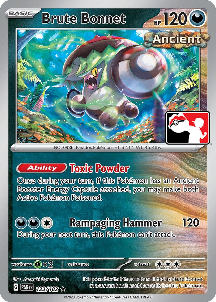 Image for Brute Bonnet (Prize Pack Series Cards) (123/182) - Pokemon