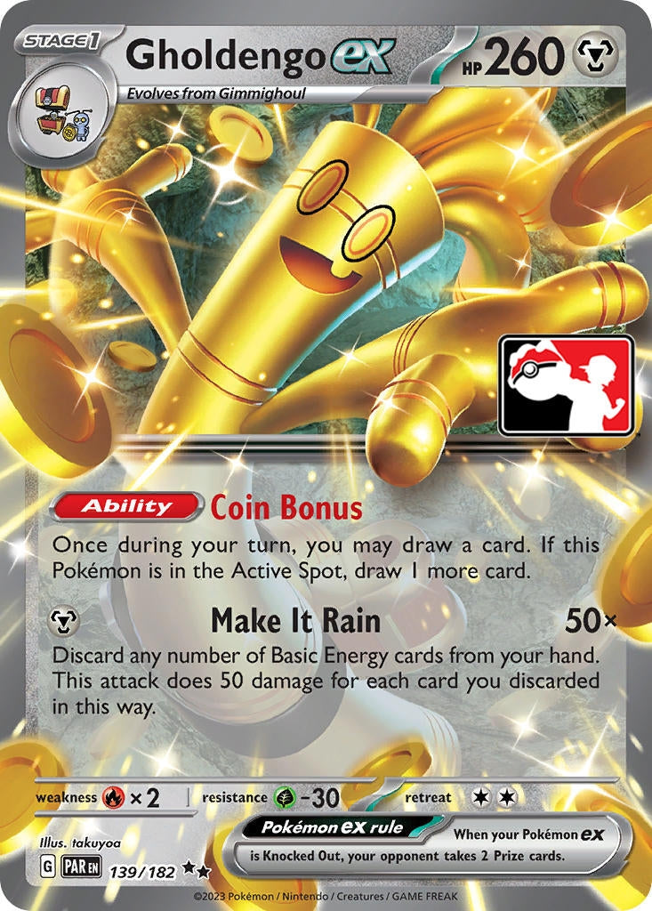 Image for Gholdengo ex (Prize Pack Series Cards) (139/182) - Pokemon