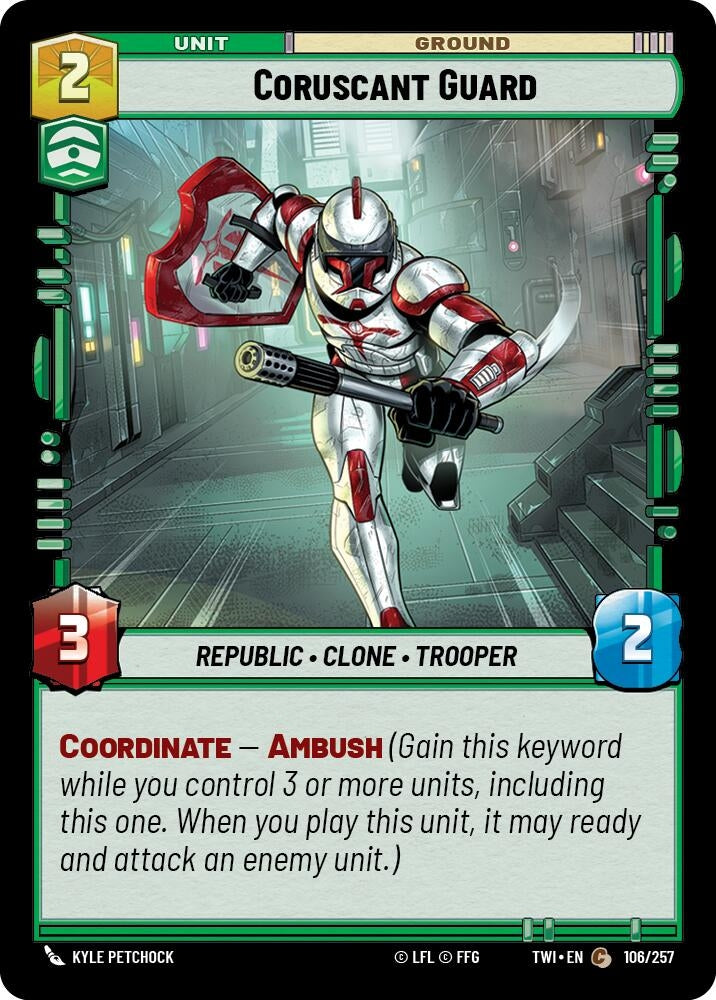 Image for Coruscant Guard (Twilight of the Republic) (106/257) - Star Wars: Unlimited