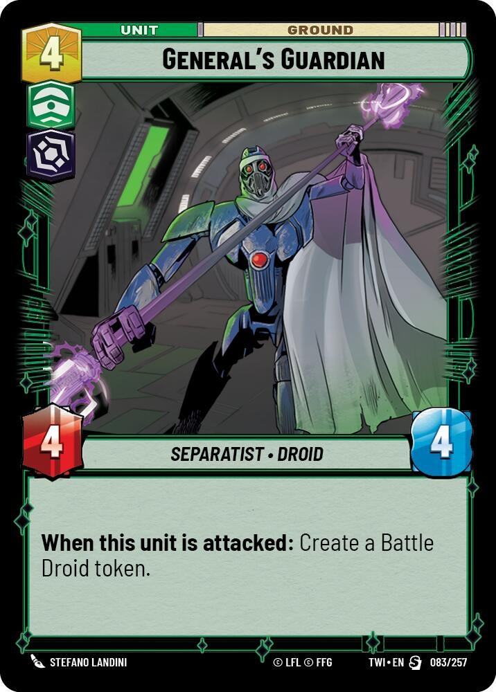 Image for General's Guardian (Twilight of the Republic) (083/257) - Star Wars: Unlimited