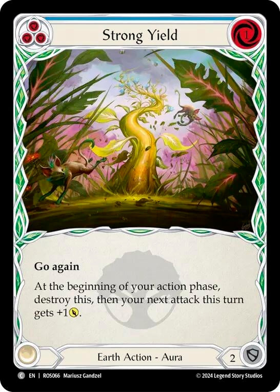 Image for Strong Yield (Blue) (Rosetta) (ROS066) - Flesh and Blood TCG