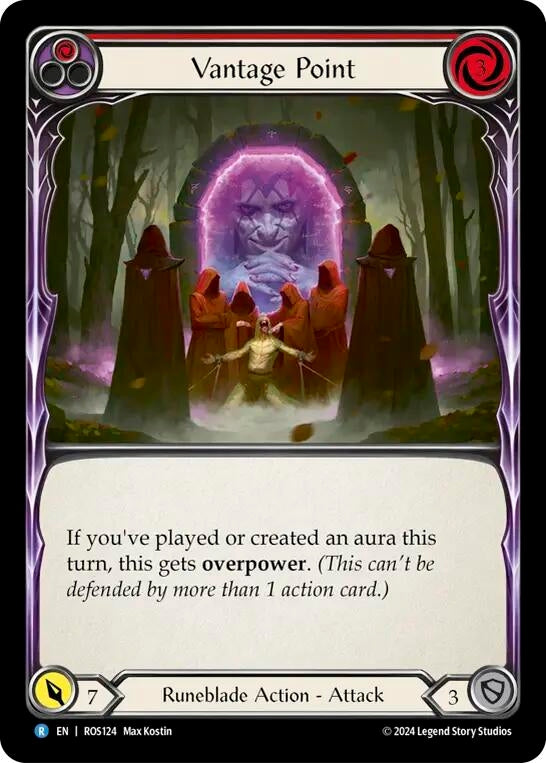 Image for Vantage Point (Red) (Rosetta) (ROS124) - Flesh and Blood TCG