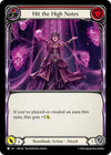 Image for Hit the High Notes (Red) (Rosetta) (ROS140) - Flesh and Blood TCG