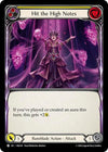 Image for Hit the High Notes (Yellow) (Rosetta) (ROS141) - Flesh and Blood TCG