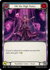 Image for Hit the High Notes (Blue) (Rosetta) (ROS142) - Flesh and Blood TCG