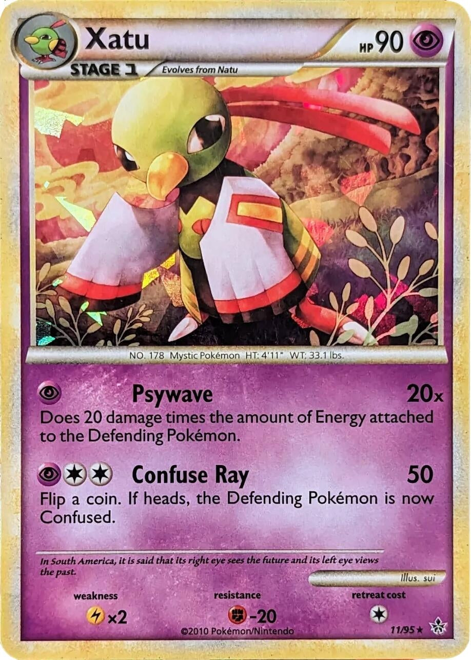Image for Xatu - 11/95 (Cracked Ice Holo) (Blister Exclusives) (11/95) - Pokemon