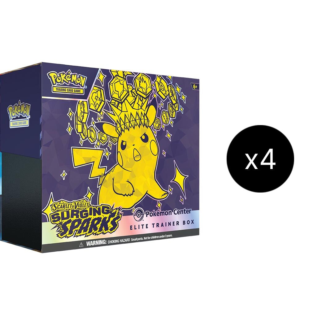 Image for Surging Sparks Pokemon Center Elite Trainer Box (Exclusive) Case - Pokemon