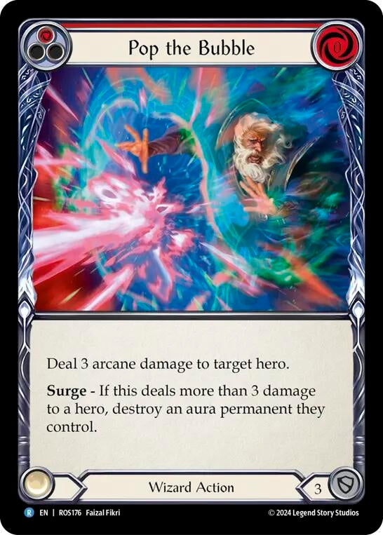 Image for Pop the Bubble (Red) (Rosetta) (ROS176) - Flesh and Blood TCG