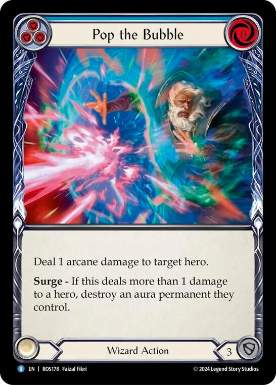 Image for Pop the Bubble (Blue) (Rosetta) (ROS178) - Flesh and Blood TCG