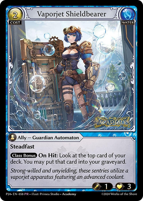Image for Vaporjet Shieldbearer (Promotional Cards) (058) - Grand Archive TCG