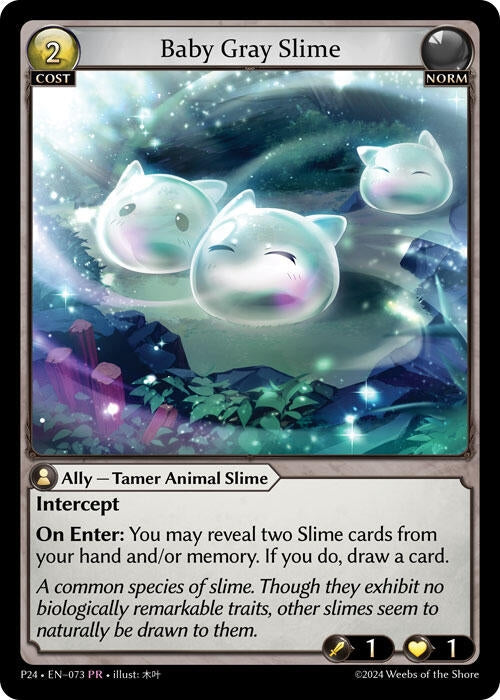 Image for Baby Gray Slime (Promotional Cards) (073) - Grand Archive TCG