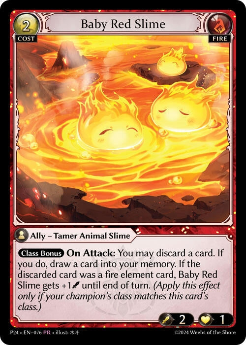 Image for Baby Red Slime (Promotional Cards) (076) - Grand Archive TCG