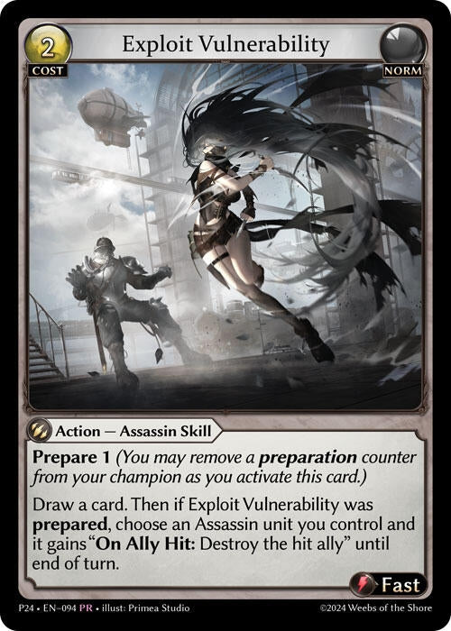 Image for Exploit Vulnerability (Promotional Cards) (094) - Grand Archive TCG