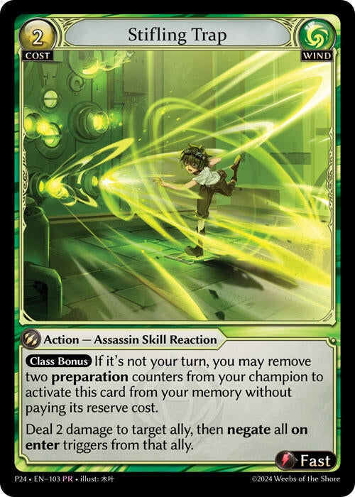 Image for Stifling Trap (Promotional Cards) (103) - Grand Archive TCG