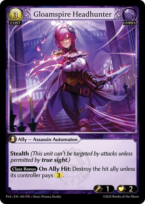 Image for Gloamspire Headhunter (Promotional Cards) (105) - Grand Archive TCG