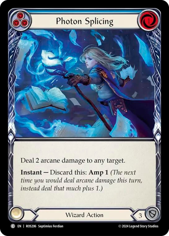 Image for Photon Splicing (Blue) (Rosetta) (ROS206) - Flesh and Blood TCG