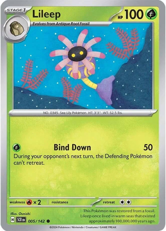 Image for Lileep (SV07: Stellar Crown) (005/142) - Pokemon