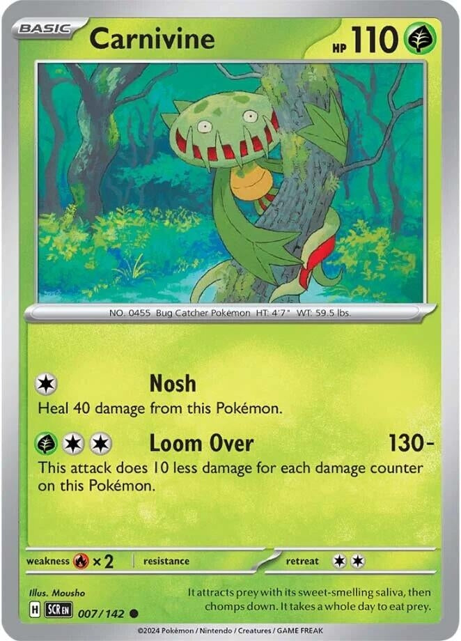Image for Carnivine (SV07: Stellar Crown) (007/142) - Pokemon