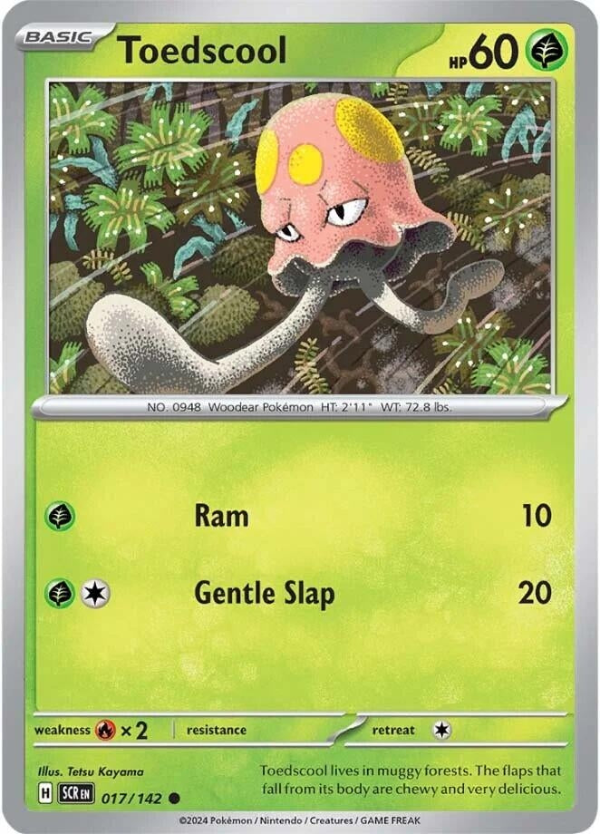 Image for Toedscool (SV07: Stellar Crown) (017/142) - Pokemon