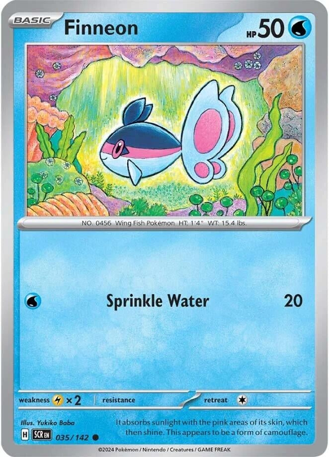 Image for Finneon (SV07: Stellar Crown) (035/142) - Pokemon