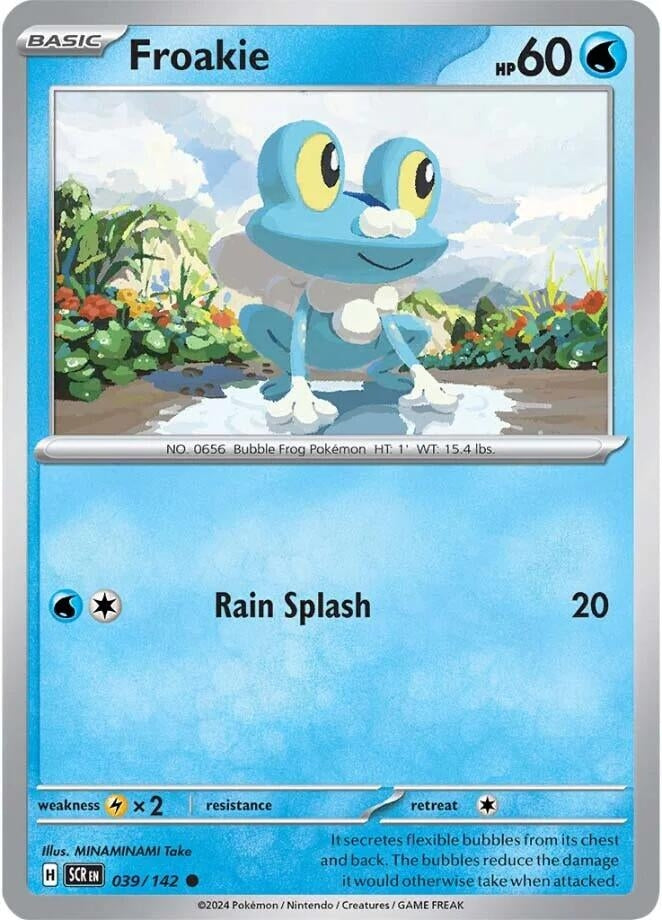 Image for Froakie (SV07: Stellar Crown) (039/142) - Pokemon