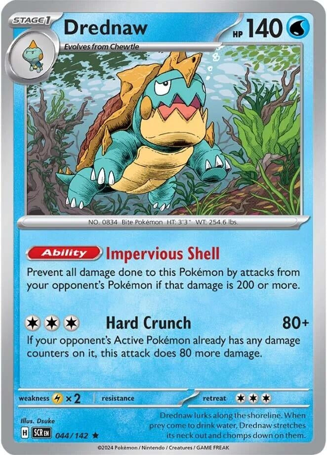 Image for Drednaw (SV07: Stellar Crown) (044/142) - Pokemon