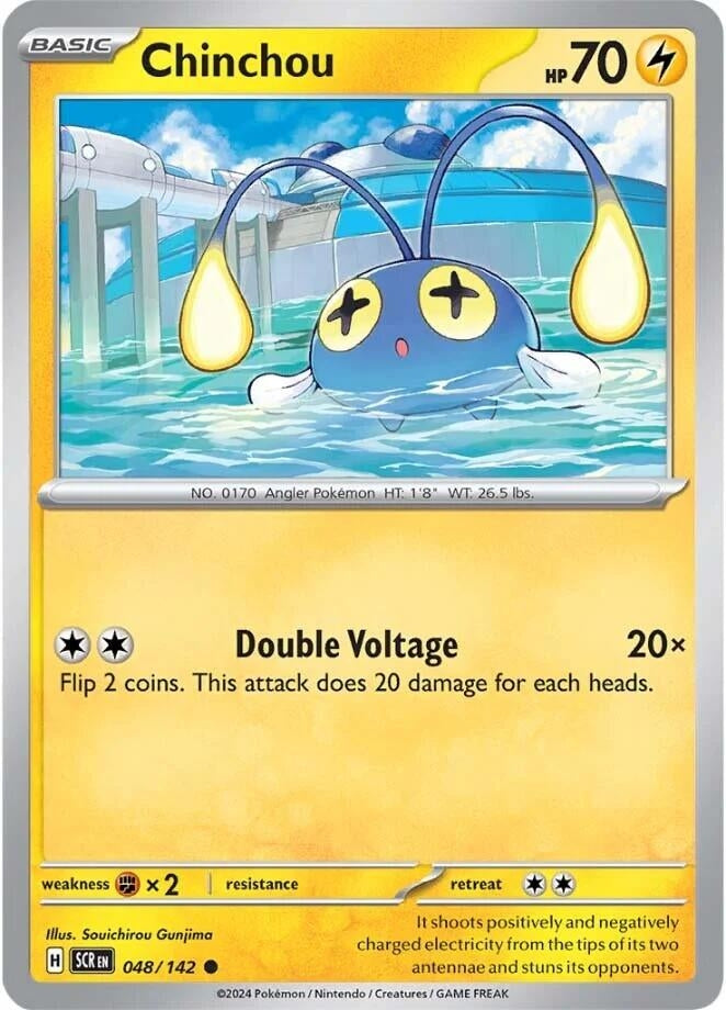 Image for Chinchou (SV07: Stellar Crown) (048/142) - Pokemon
